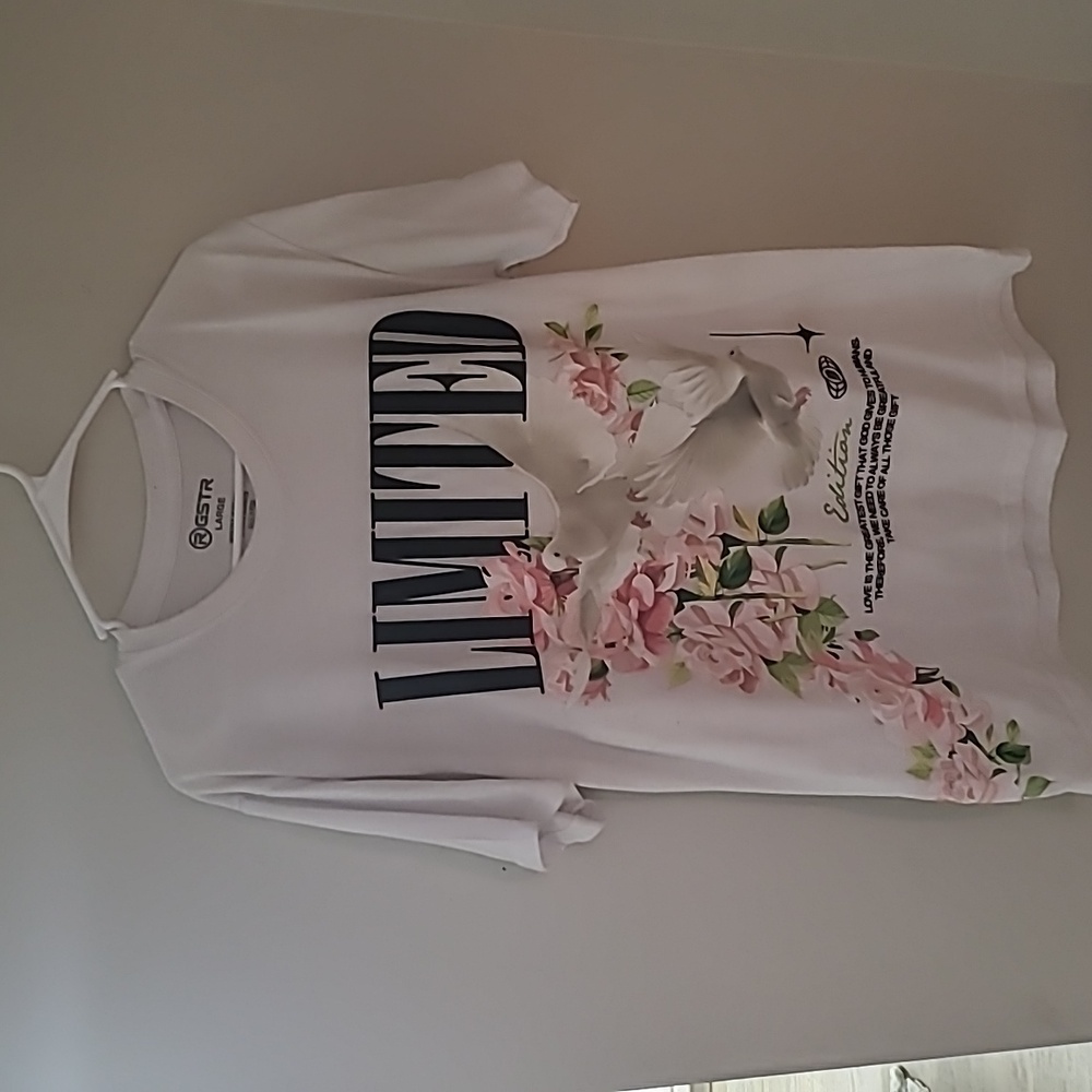 Men's LG rgstr white t-shirt